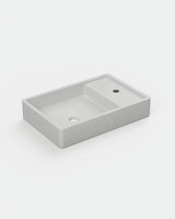 Shelf 03 Concrete Basin - Wall Mount | Tap Hole | No Overflow
