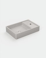 Shelf 03 Concrete Basin - Wall Mount | Tap Hole | No Overflow