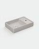 Shelf 03 Concrete Basin - Surface Mount | Tap Hole | No Overflow