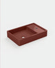 Shelf 03 Concrete Basin - Surface Mount | Tap Hole | No Overflow