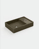 Shelf 03 Concrete Basin - Surface Mount | Tap Hole | No Overflow
