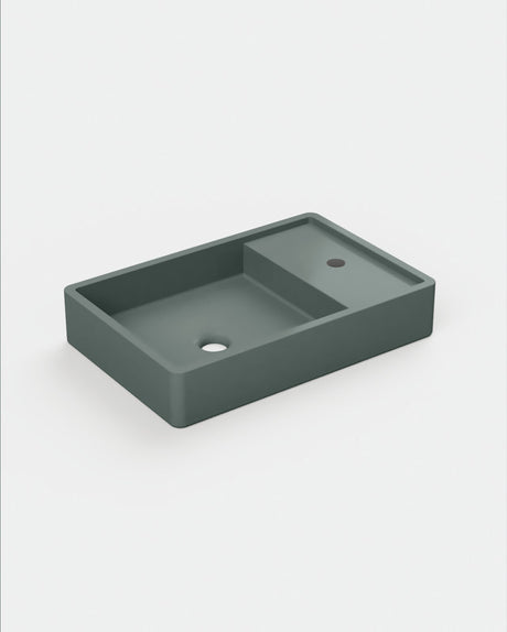 Shelf 03 Concrete Basin - Wall Mount | Tap Hole | No Overflow