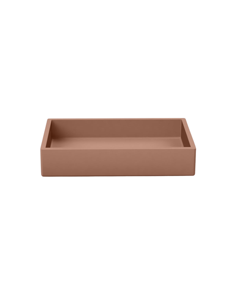 Bowl Concrete Basin - One Tone Surface Mount