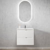 Noosa - 600mm Matte White Wall Hung Vanity