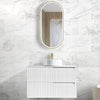 Noosa - 900mm Matte White Wall Hung Vanity