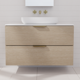 Odesa - 900mm Coastal Oak Wall Hung Vanity