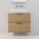 Odesa - 600mm Prime Oak Wall Hung Vanity