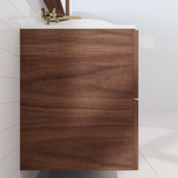 Odesa - 1800mm Walnut Wall Hung Vanity