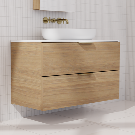 Odesa - 900mm Prime Oak Wall Hung Vanity