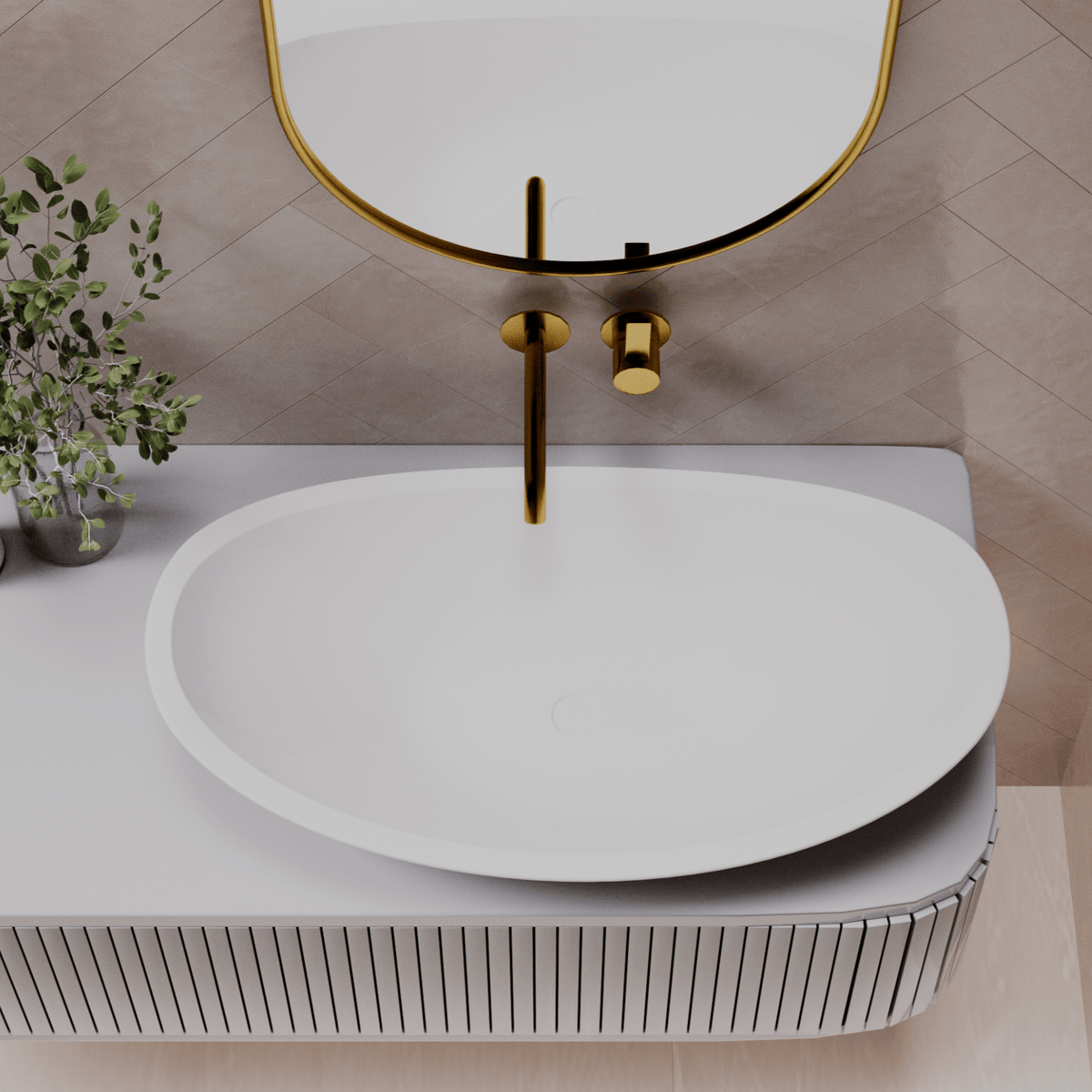 Boat Above Counter Basin