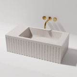 Pietra Bianca Wall Hung Basin Briza 600mm