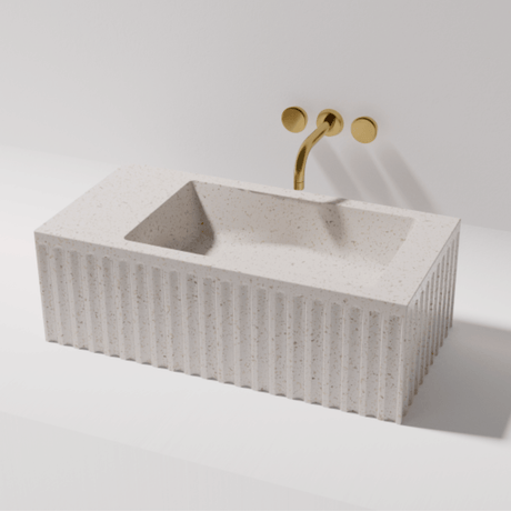 Pietra Bianca Above Counter / Wall Hung Basin Briza 600mm