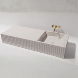 Pietra Bianca Wall Hung Basin Briza 1200mm