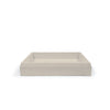 Prism Rectangle Concrete Basin - Wall Mount with Bracket