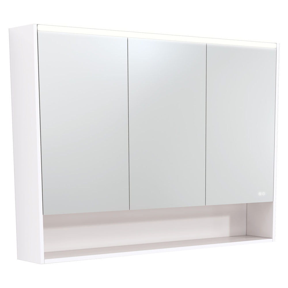 1200 LED Mirror Cabinet with Display Shelf