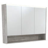 1200 LED Mirror Cabinet with Display Shelf