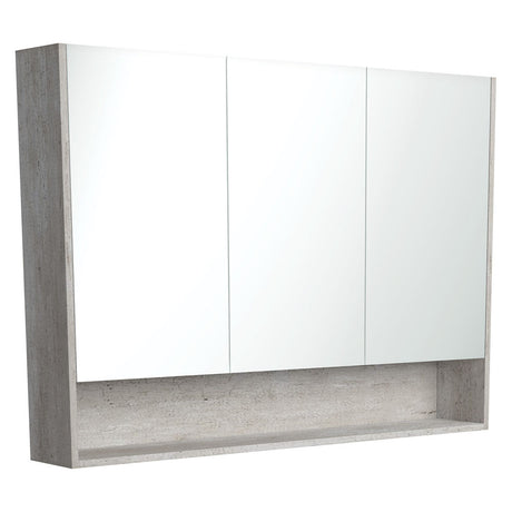 1200 Mirror Cabinet with Display Shelf