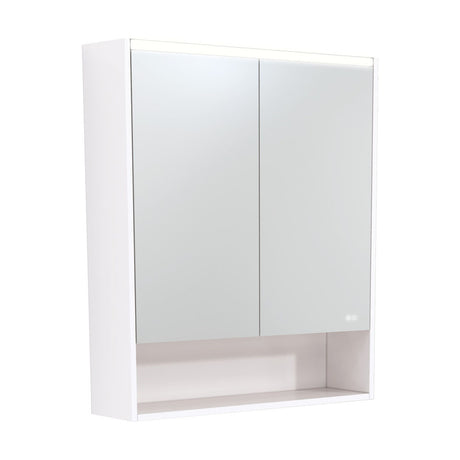 750 LED Mirror Cabinet with Display Shelf