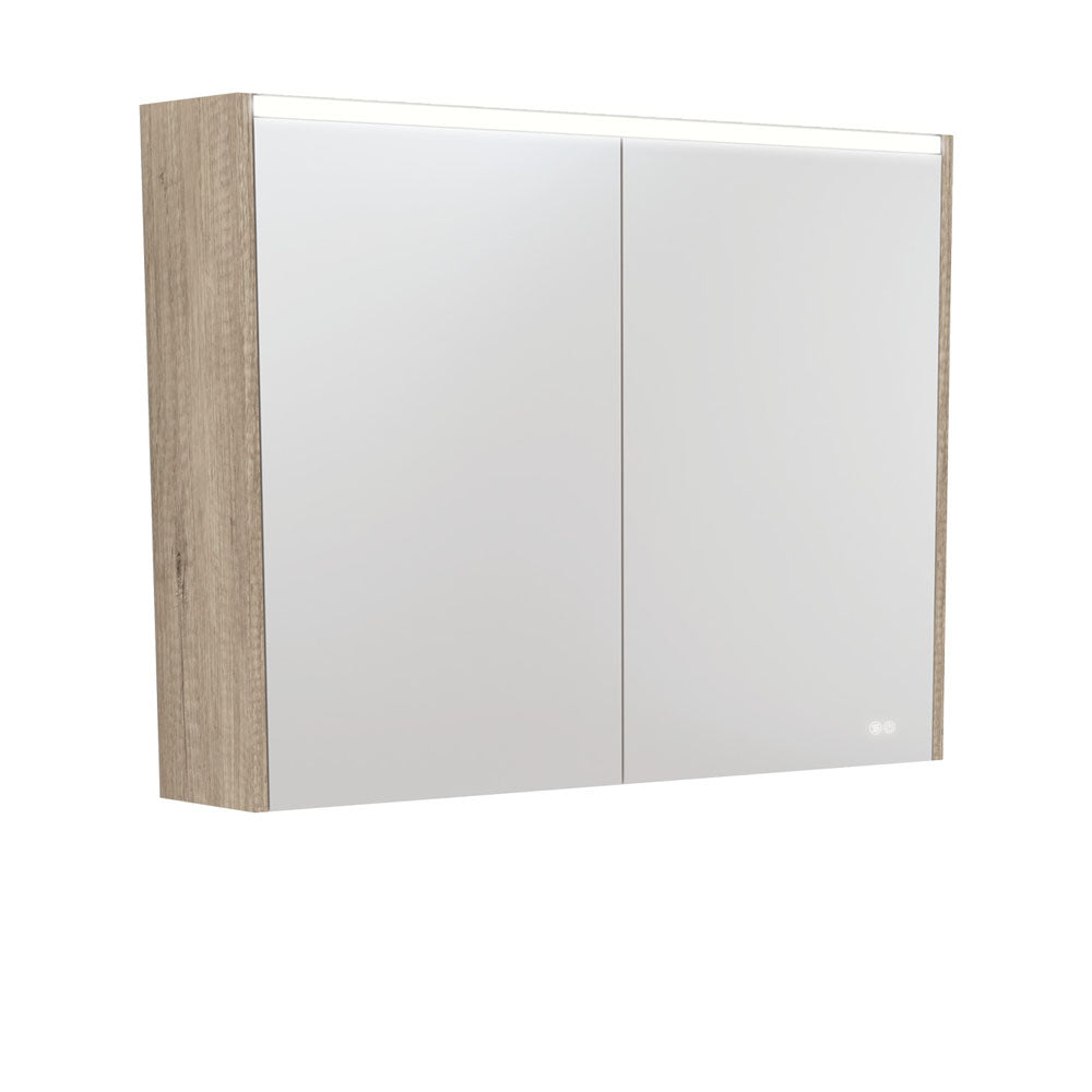 900 LED Mirror Cabinet with Side Panels