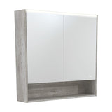 900 LED Mirror Cabinet with Display Shelf