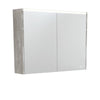 900 LED Mirror Cabinet with Side Panels