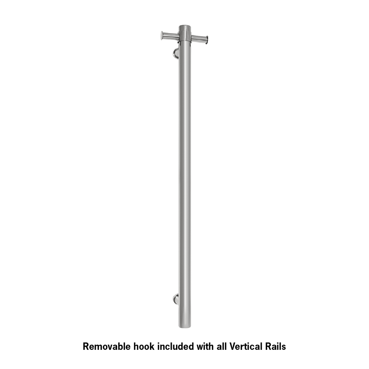Thermorail - Straight/Round 12Volt Vertical Bar 900x142x100mm 22Watts With Optional Hook