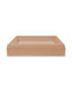 Prism Rectangle Concrete Basin - Wall Mount with Bracket