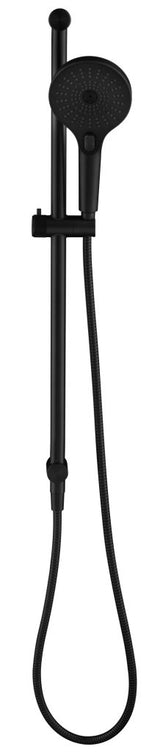 Mica - Fluted Shower Rail - Inbuilt Inlet