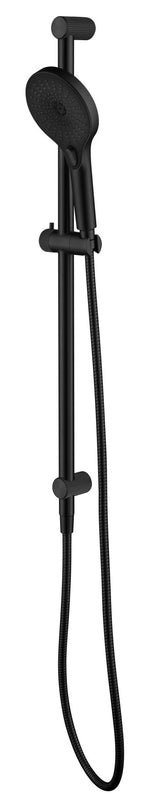 Mica - Fluted Shower Rail - Inbuilt Inlet
