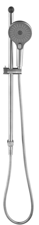 Mica - Fluted Shower Rail - Inbuilt Inlet
