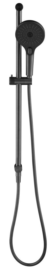 Mica - Fluted Shower Rail - Inbuilt Inlet