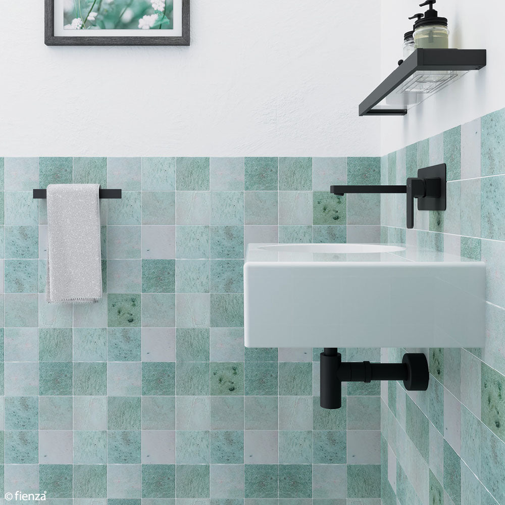 Reba Ceramic Wall Hung Basin Left Hand Bowl