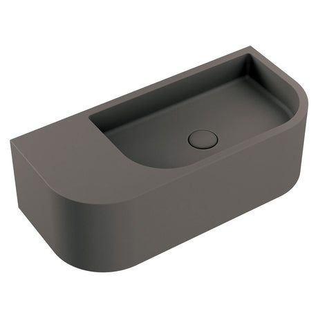 Blanca Right-Hand Concrete Wall Basin