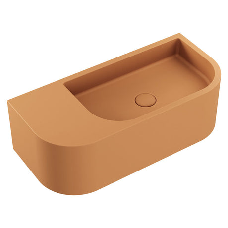 Blanca Right-Hand Concrete Wall Basin