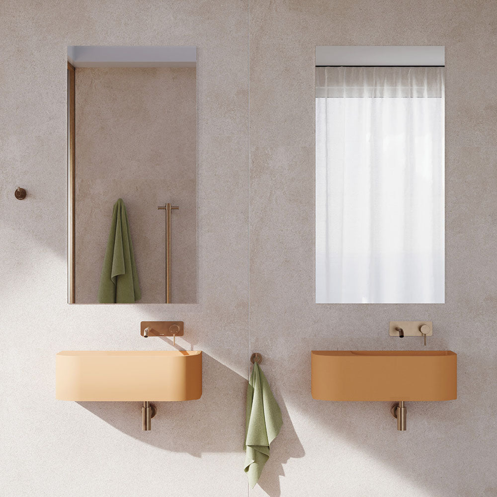 Blanca Right-Hand Concrete Wall Basin