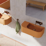 Blanca Right-Hand Concrete Wall Basin