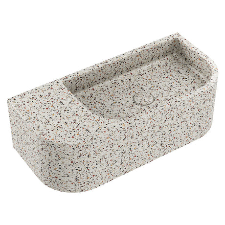 Blanca Right-Hand Concrete Wall Basin