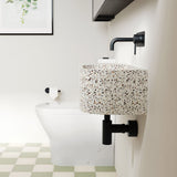 Blanca Right-Hand Concrete Wall Basin