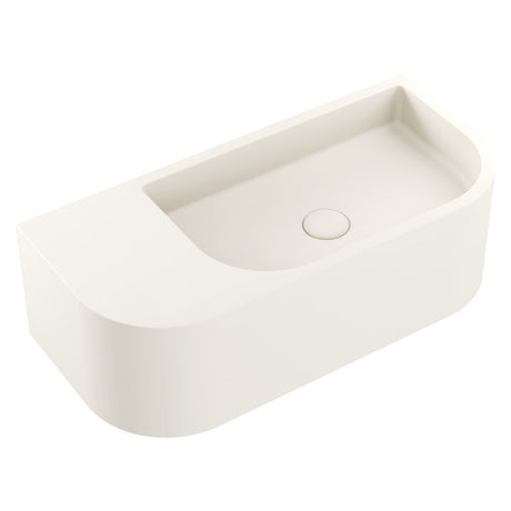 Blanca Right-Hand Concrete Wall Basin