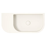 Blanca Right-Hand Concrete Wall Basin