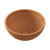 Alba Round Concrete Above Counter Basin