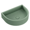 Valentina Concrete Fluted Arch Wall Basin