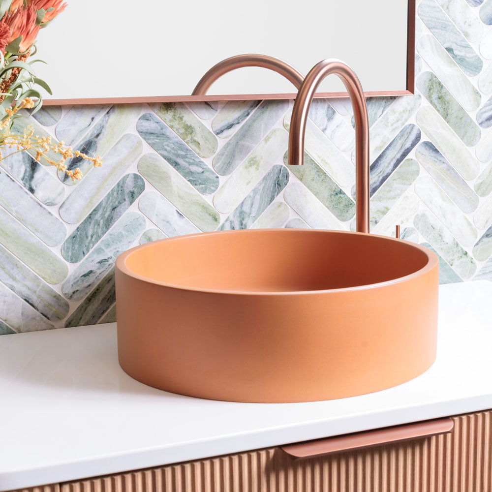 Jada Concrete Above Counter Round Basin