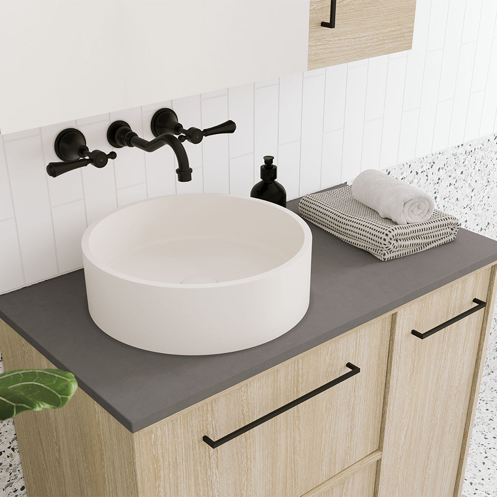 Jada Concrete Above Counter Round Basin