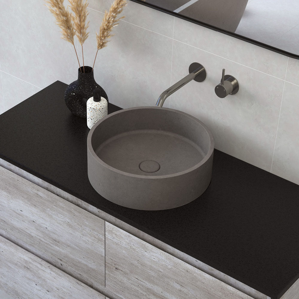 Jada Concrete Above Counter Round Basin
