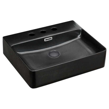 Petra 500 Above Counter Basin with Overflow - 3 Tap Holes