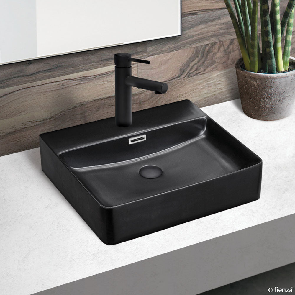 Petra 500 Above Counter Basin with Overflow - 1 Tap Hole