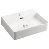 Petra 500 Above Counter Basin with Overflow - 1 Tap Hole