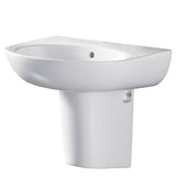 Stella Care 560 Ceramic Wall Basin with Shroud