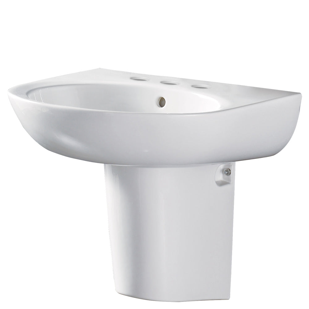 Stella Care 560 Ceramic Wall Basin with Shroud